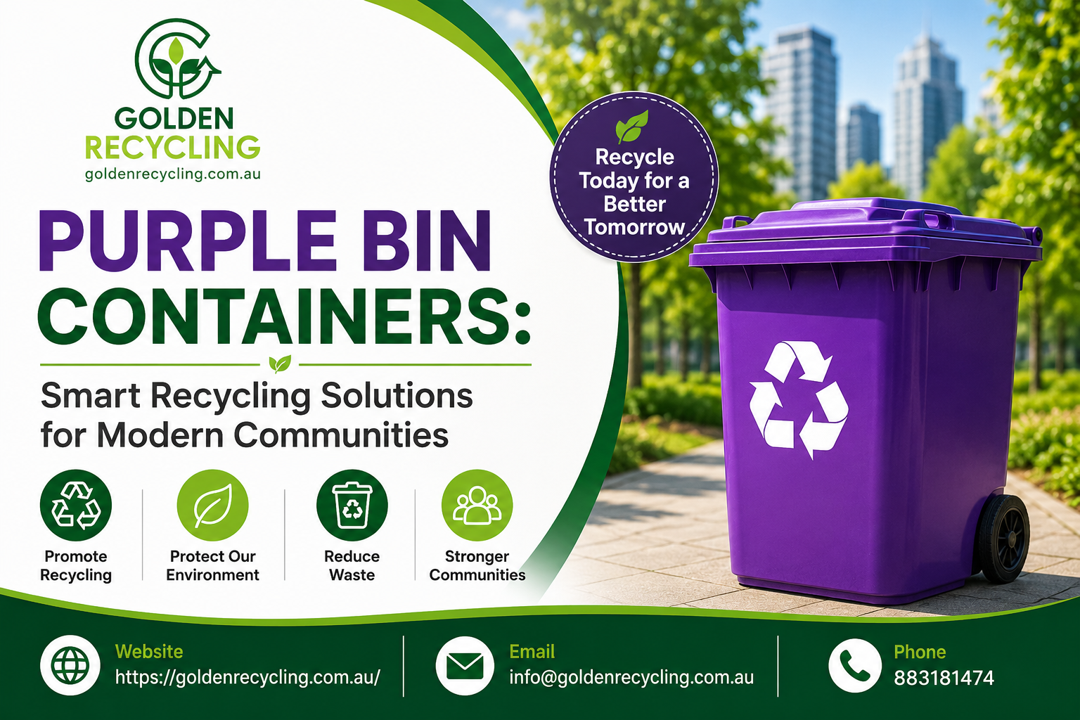 Purple Bin Containers: Smart Recycling Solutions for Modern Communities