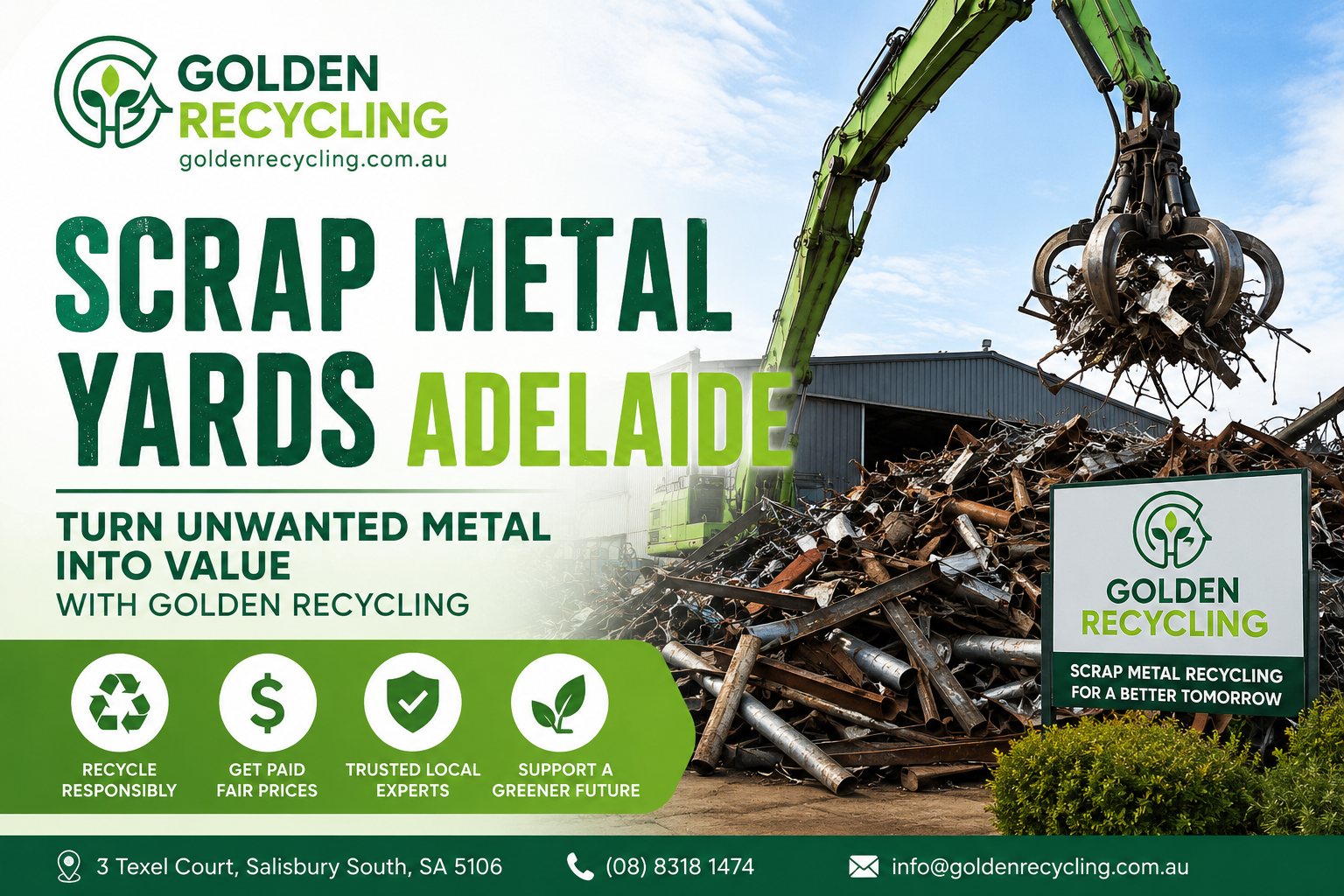 Scrap Metal Recycling in Adelaide